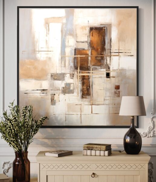 لوحة جدارية فنية مودرن بيلس - قماش كانفس