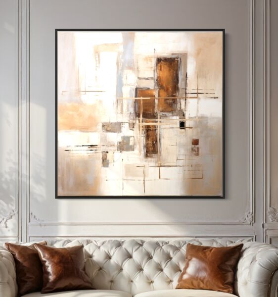 لوحة جدارية فنية مودرن بيلس - قماش كانفس