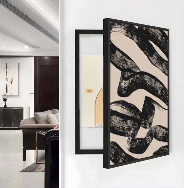 لوحة كانفس بلاكنس - لتغطية طبلون الكهرباء