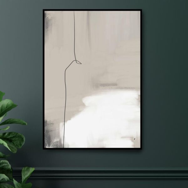 لوحة جدارية فنية لاين