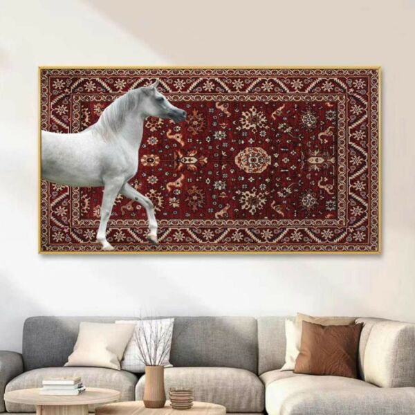 لوحة جدارية شرقية برواز ذهبي 150x100 سم