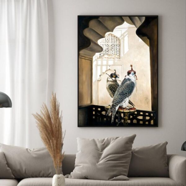 لوحة جدارية فنية مودرن طيور