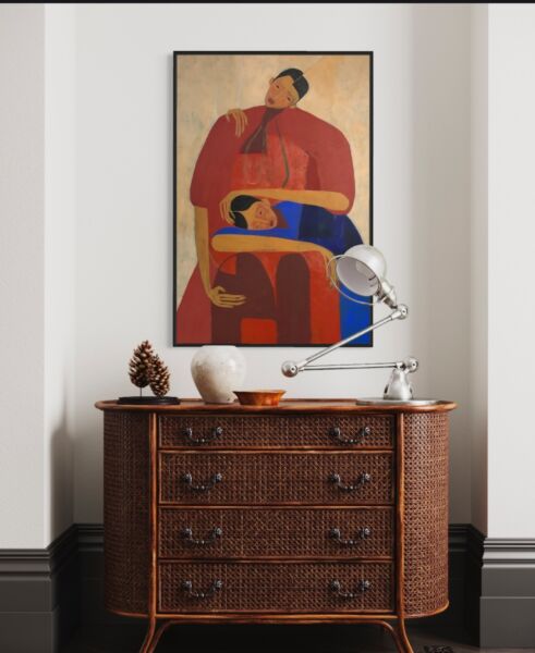 لوحة جدارية سيليا