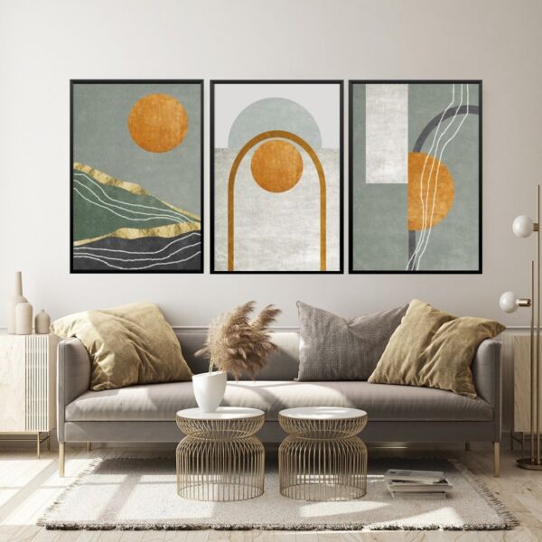 طقم لوحات 3 قطع جدارية سيفتاب