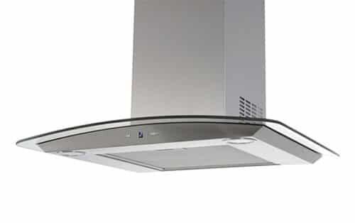 شفاط باوماتيك 60 سم جداري تصميم زجاج منحني قوة شفط 900 متر مكعب