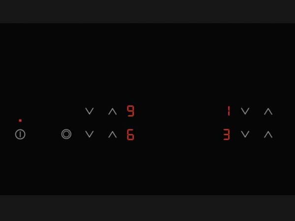 سطح أيه إي جي 60 سم كهربائي سيراميك مدمج - بلت ان - 4 عيون و تحكم باللمس بدون ايطار - أسود