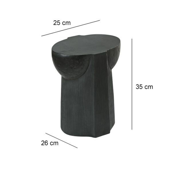 طاولة جانبية مكانوس - اسود