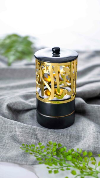 مبخرة ماجستيك - لون أسود وذهبي