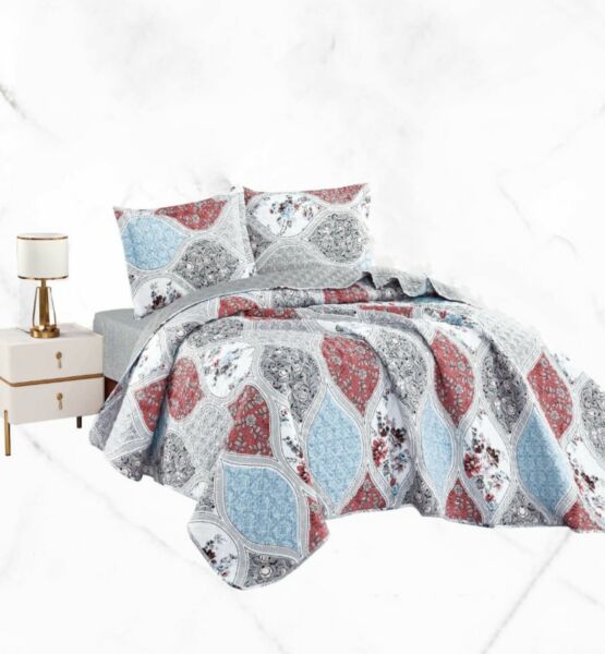 طقم لحاف كينغ ساني 4 قطع مشجر