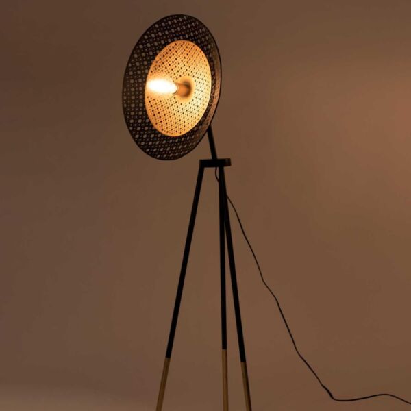 ابجورة ارضية من هانا - اسود وذهبي