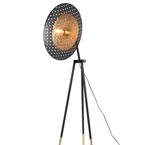 ابجورة ارضية من هانا - اسود وذهبي