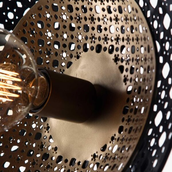 ابجورة ارضية من هانا - اسود وذهبي