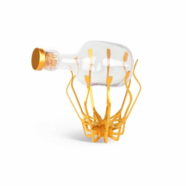 حامل القارورة - ذهبي