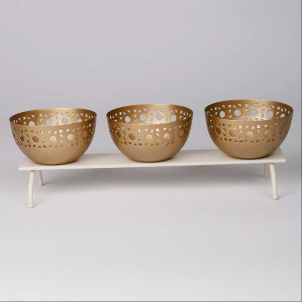 وعاء تقديم مع حامل من بيور