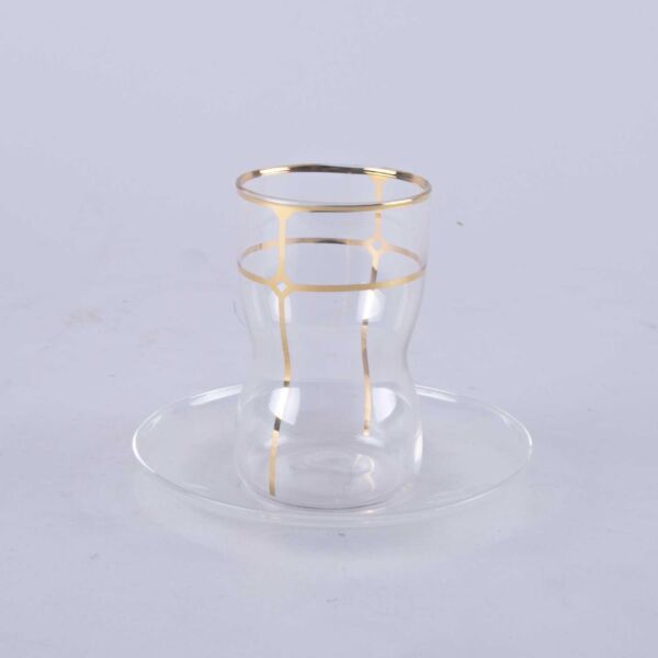 طقم كاسات شاي من نستا - 12 قطعة