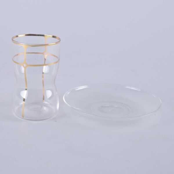 طقم كاسات شاي من نستا - 12 قطعة