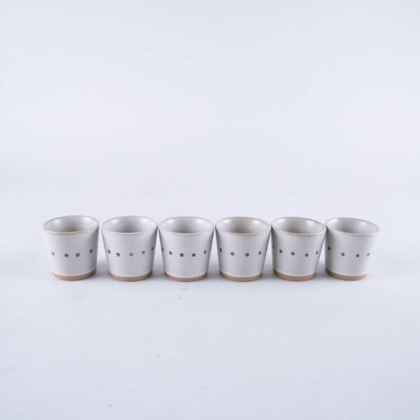 طقم فنجان قهوة من نستا - 6 قطع - متعدد الالوان