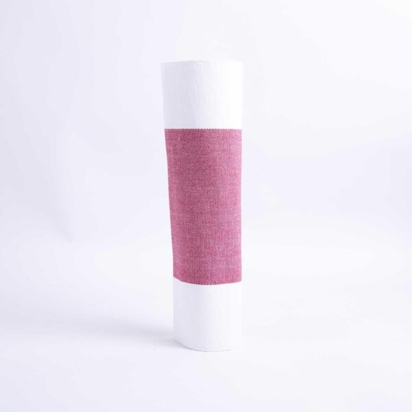 لبادة صحون من اورورا - ابيض واحمر