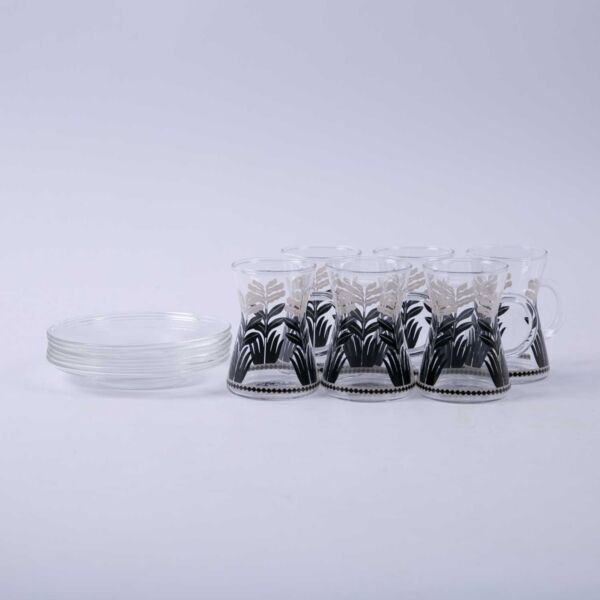 طقم كاسات شاي من أليثيا - 6 قطع - متعدد الالوان