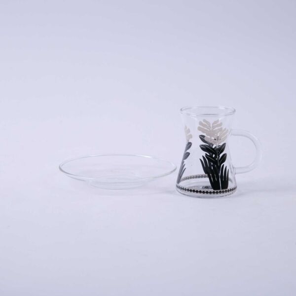 طقم كاسات شاي من أليثيا - 6 قطع - متعدد الالوان