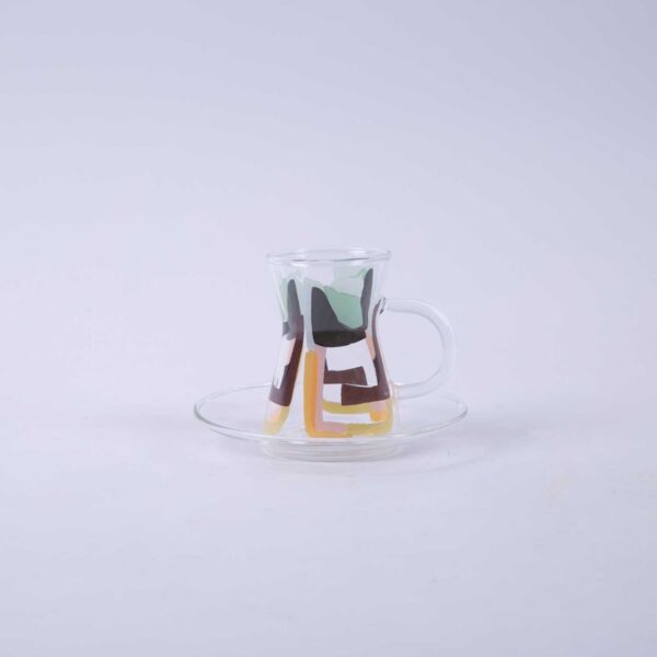 طقم كاسات شاي من سيلورا - 6 قطع - متعدد الالوان