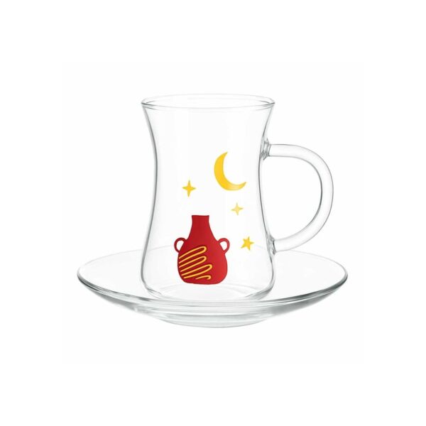 طقم كاسات شاي من اماري - 6 قطع