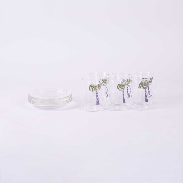 طقم كاسات شاي من رتيلة - 6 قطع