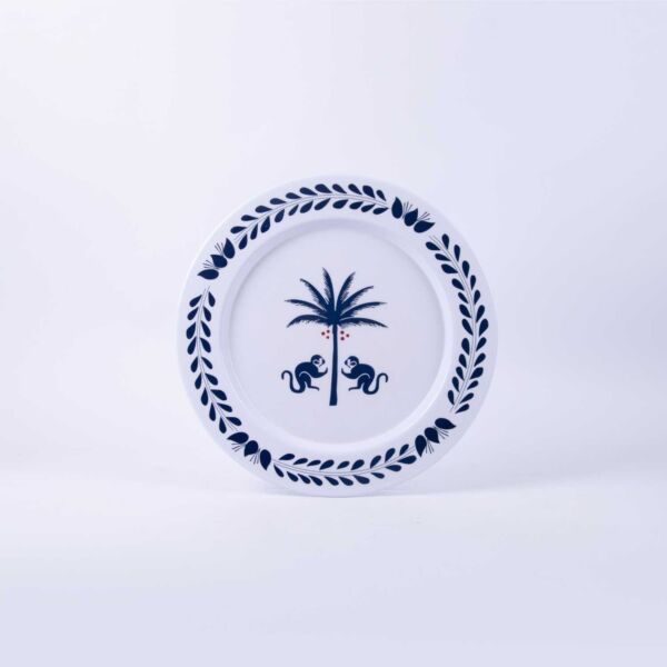 صينية تقديم من أليثيا - ابيض وازرق