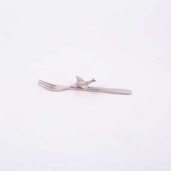 طقم شوك 4 قطع من آريا - فضي