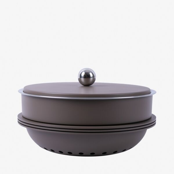 سخان طعام 3 لتر من أليثيا - بني