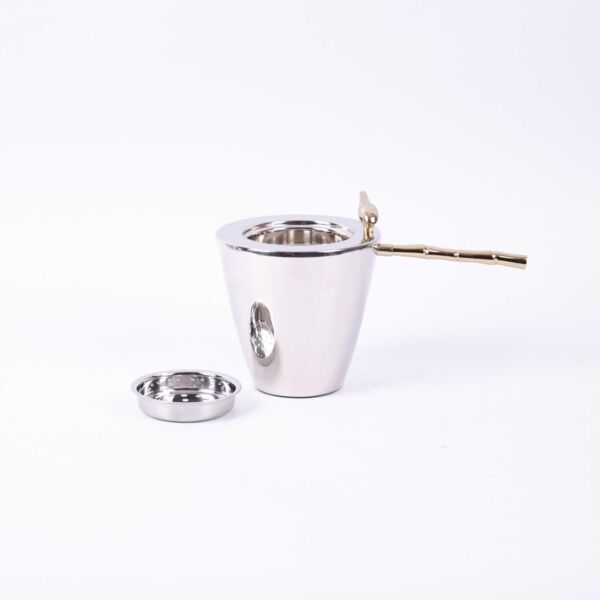 مبخرة معدنية من أليثيا - فضي وذهبي