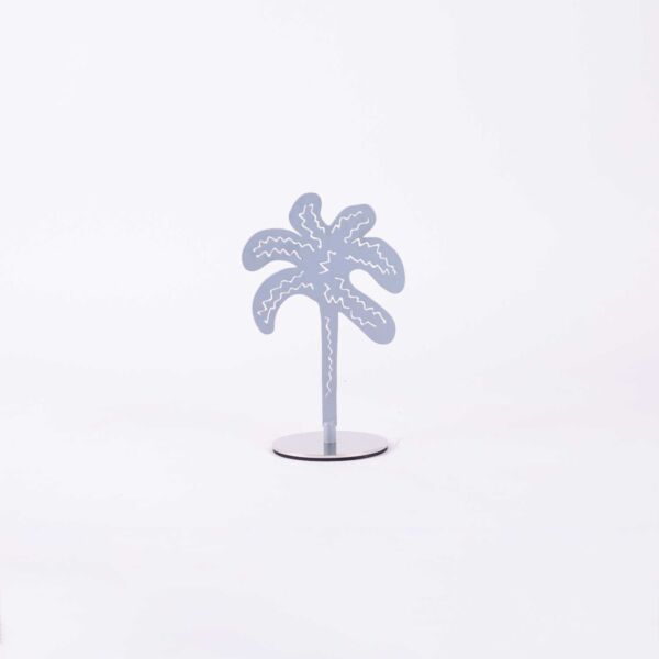 ديكور النخلة حجم كبير من رتيلة - ازرق فاتح