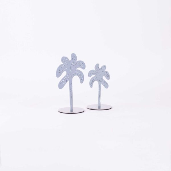 ديكور النخلة حجم كبير من رتيلة - ازرق فاتح