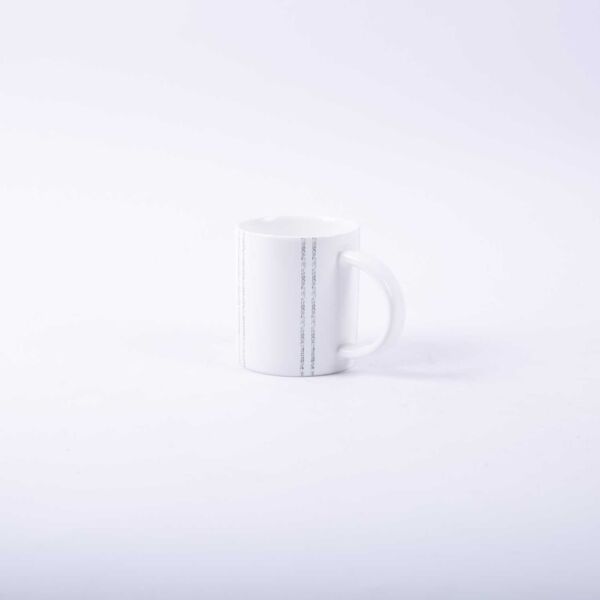 كوب قهوة من أليثيا - ابيض ورمادي