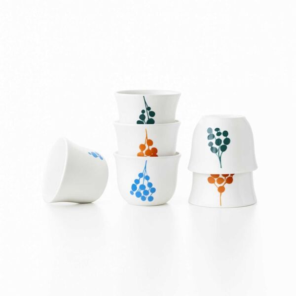 طقم فنجان قهوة سعودية من هيْدا - 6 قطع