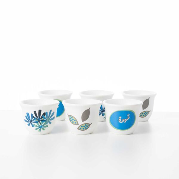 طقم فنجان قهوة من هيْداش - 6 قطع