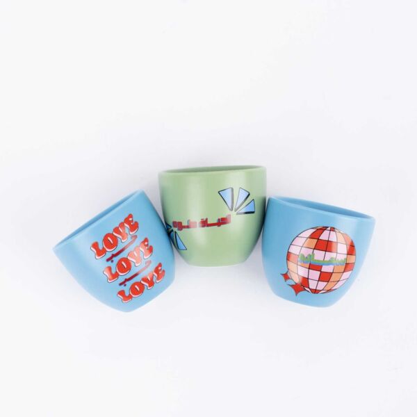 طقم فنجان قهوة من أزيلا - 6 قطع