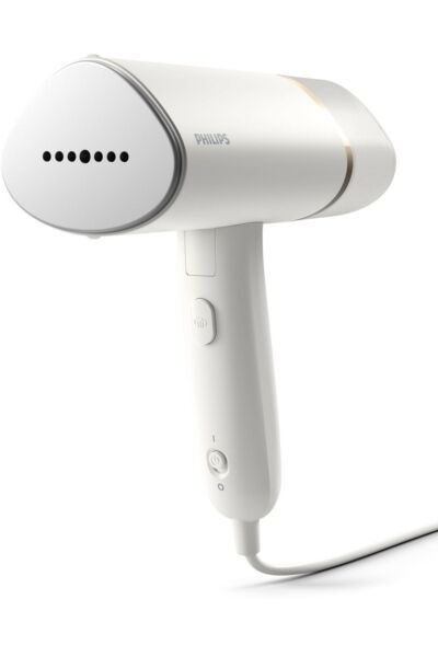 مكواة بخار يدوي فيليبس مع وضعي بخار رأسي وأفقي - ابيض