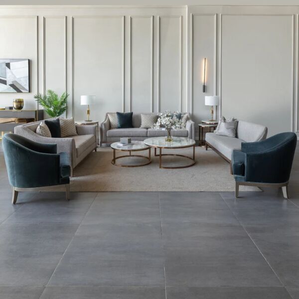 طقم كنب كولومبيا - رمادي