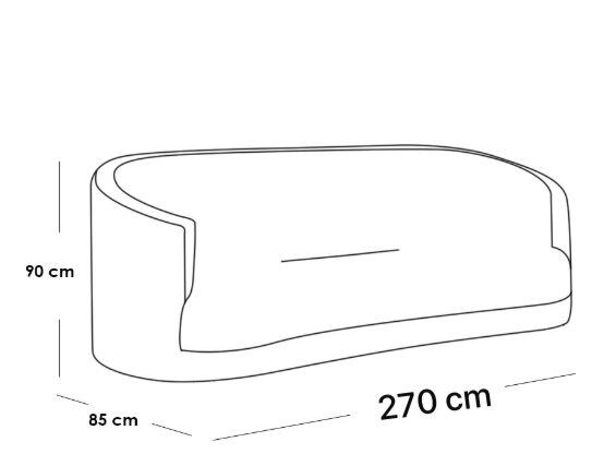 كنبة ثلاثية ريموندا - بيج