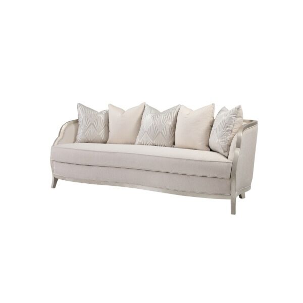 طقم كنب نيو كلاسيك 4 قطع مينسو - عاجي