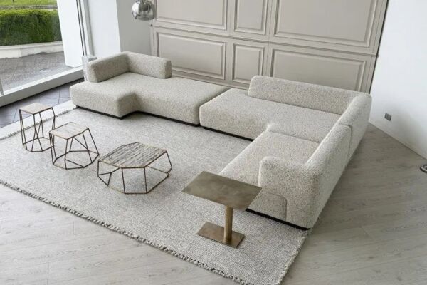 طقم كنب بوكليه جنتل - بيج