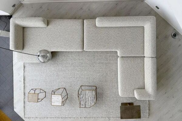 طقم كنب بوكليه جنتل - بيج