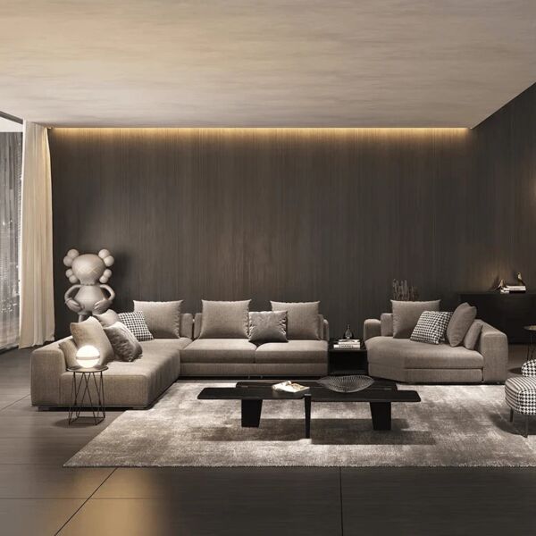 كنب زاوية أريستا لوفت 4 قطع - بيج