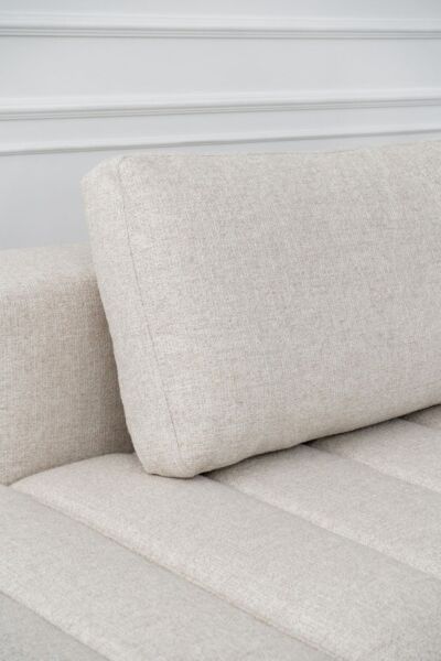 كنبة زاوية وسكار ماستر - بيج