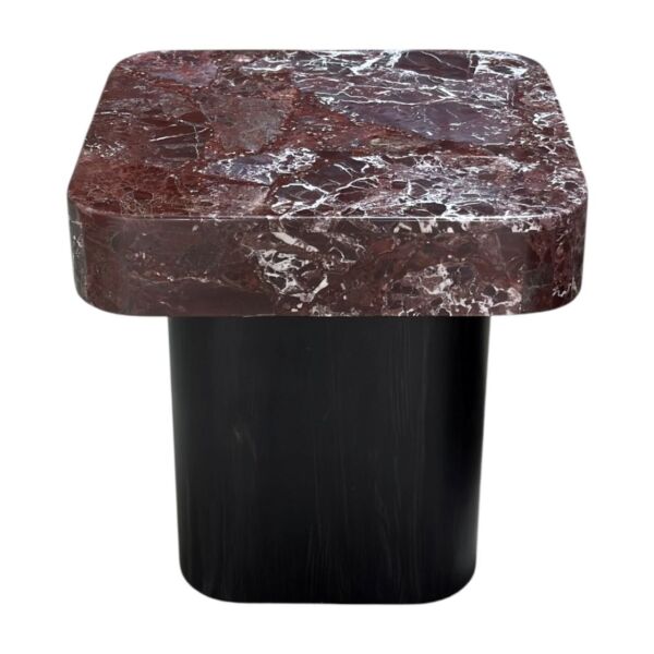 طاولة جانبية رخام ليفانتو يامي - برغندي