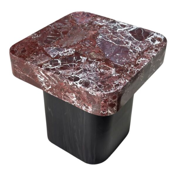 طاولة جانبية رخام ليفانتو يامي - برغندي