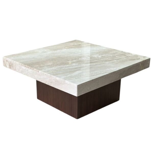 طاولة قهوة رخام دانو رويال - بيج