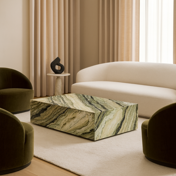 طاولة قهوة بوكس رخام جينول