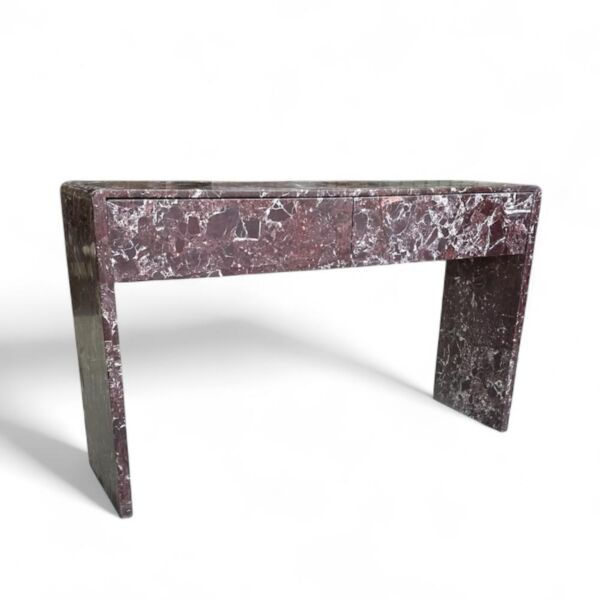 كونسول رخام ليفانتو طبيعي بأدراج